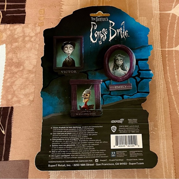 Super7 Tim Burton’s Corpse Bride General Wellington Reaction Figure - Picture 2 of 3
